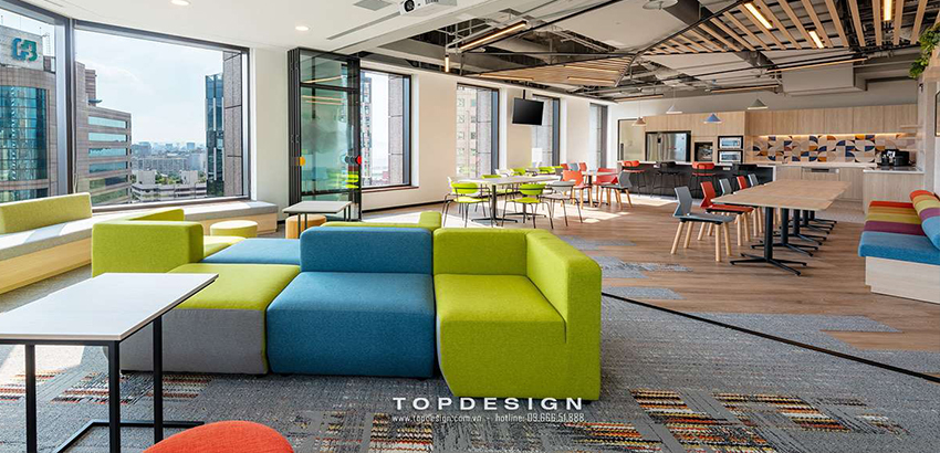 thiết kế nội thất văn phòng công ty du lịch - TOPDESIGN