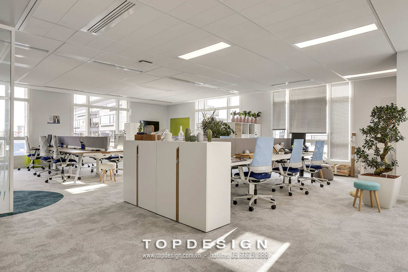1.Mẫu thiết kế hệ thống ánh sáng văn phòng đạt chuẩn hiện đại_TOPDESIGN