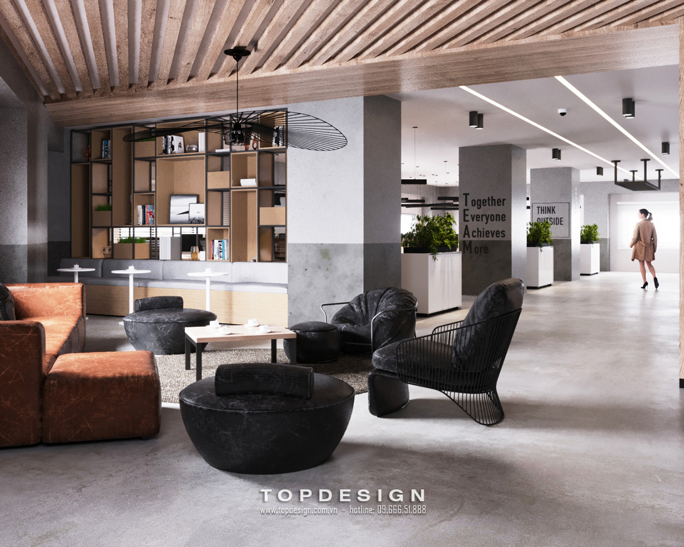 13.mẫu thiết kế decor văn phòng làm việc thoải mái, đơn giản_TOPDESIGN
