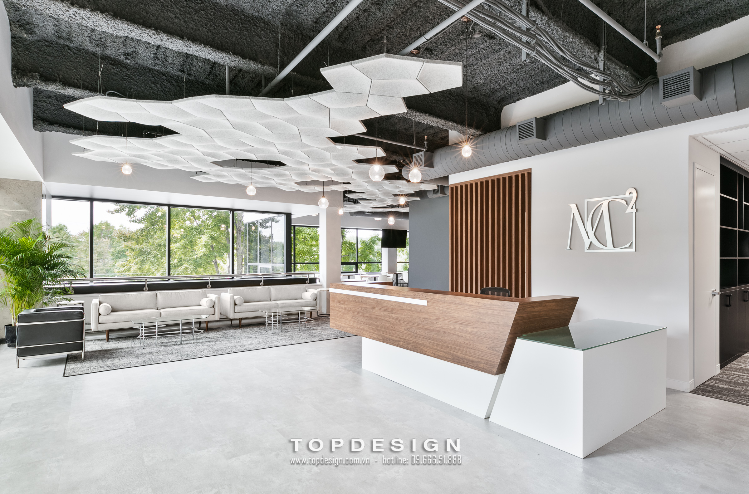15.Thiết kế nội thất văn phòng công ty công nghệ bắt mắt, hiện đại_TOPDESIGN