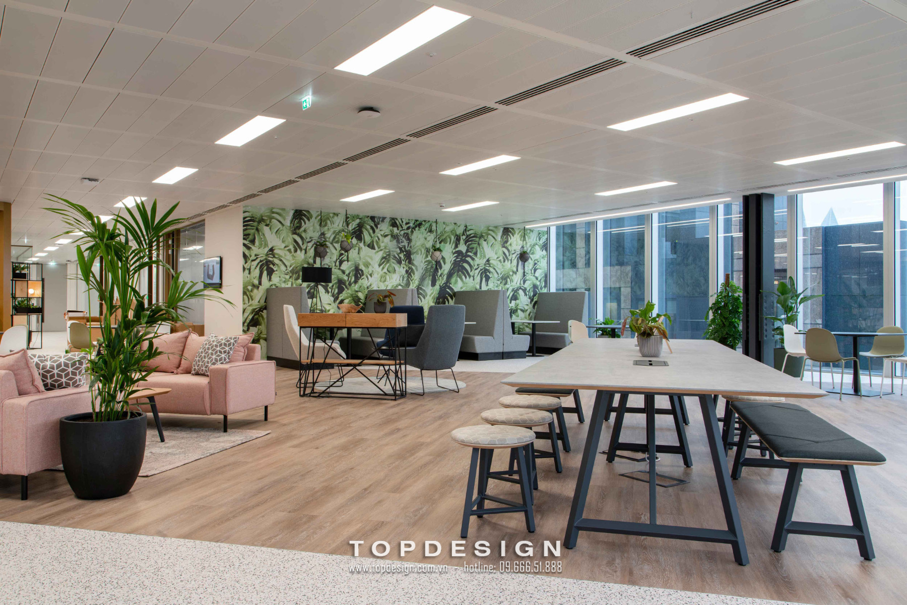 16.Thiết kế nội thất văn phòng công ty công nghệ độc đáo, thư giãn_TOPDESIGN