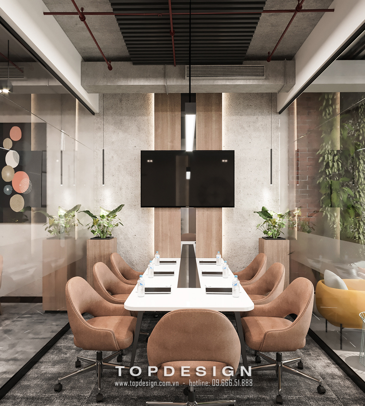 18..Thiết kế nội thất văn phòng công ty công nghệ đẳng cấp, sang trọng_TOPDESIGN