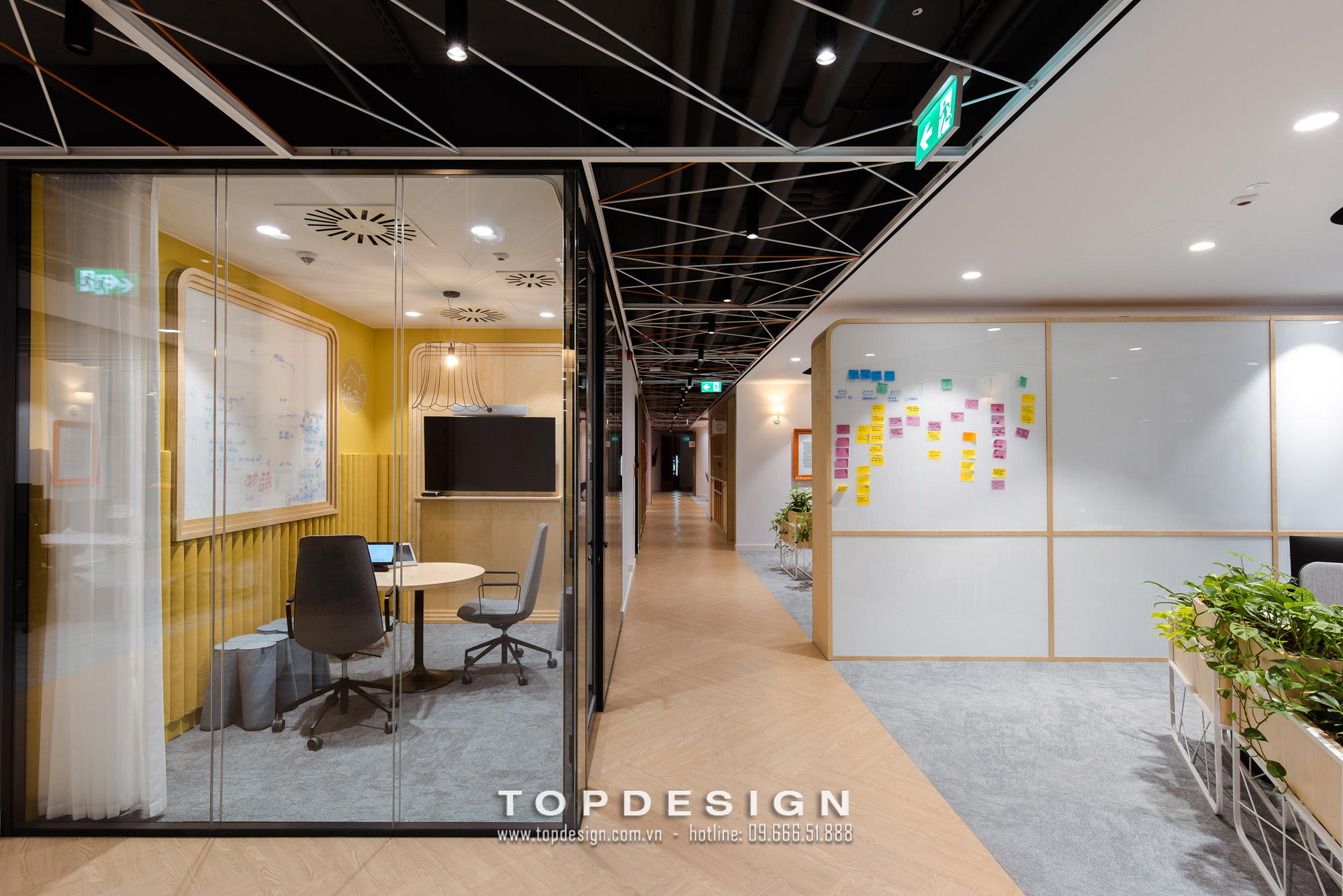 20.Thiết kế nội thất văn phòng công ty công nghệ rộng rãi, thuận tiện_TOPDESIGN