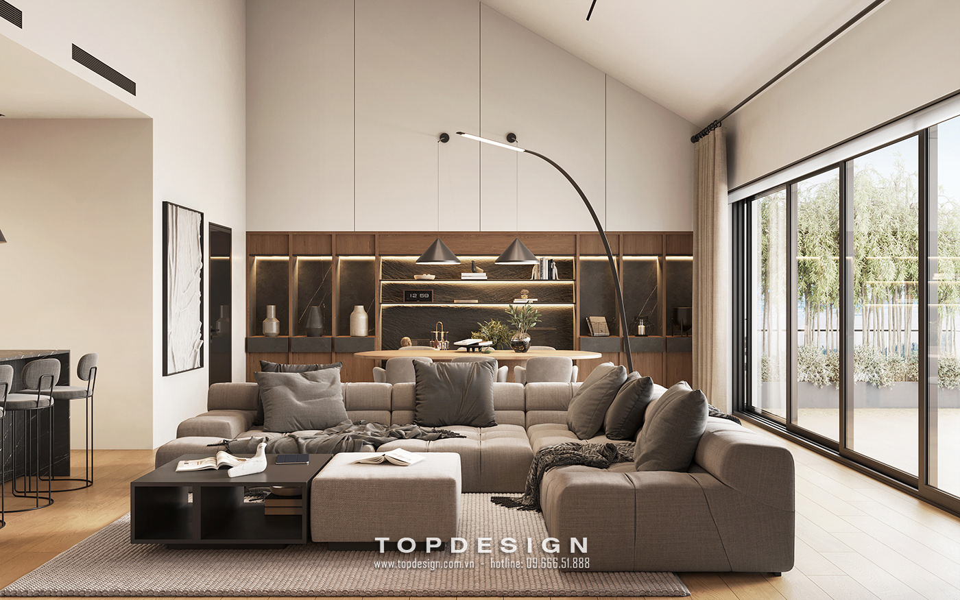 3.thiết kế nội thất chung cư thoáng mát, đơn giản_TOPDESIGN