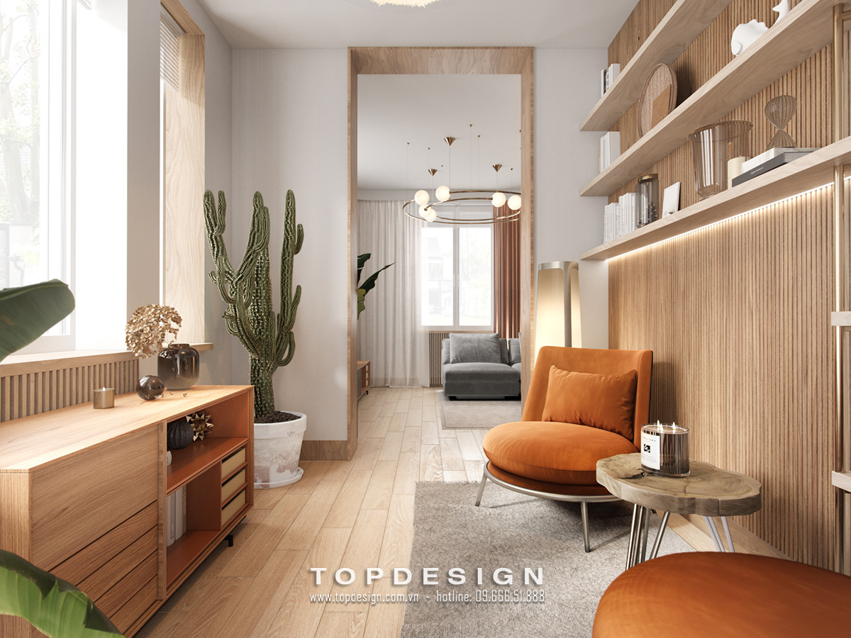 7. thiết kế phòng khách nhà phố - TOPDESIGN