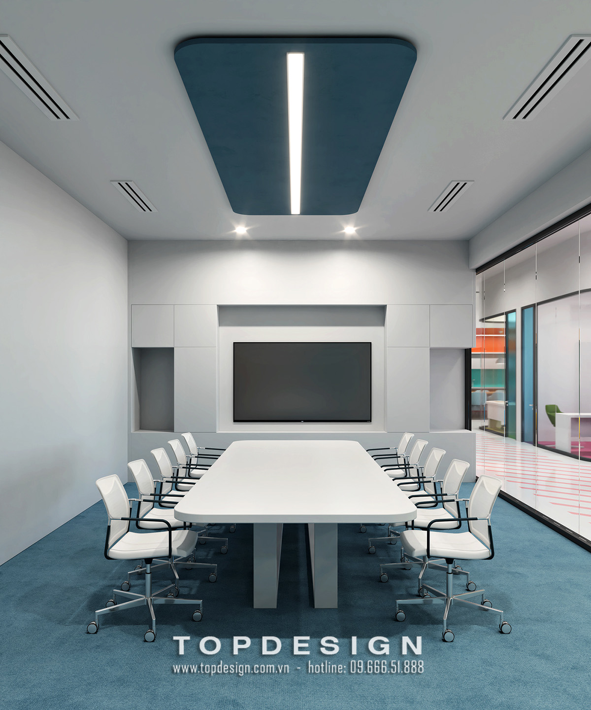 7.Mẫu thiết kế nội thất văn phòng IT 800m2 hiện đại, tinh tế_TOPDESIGN