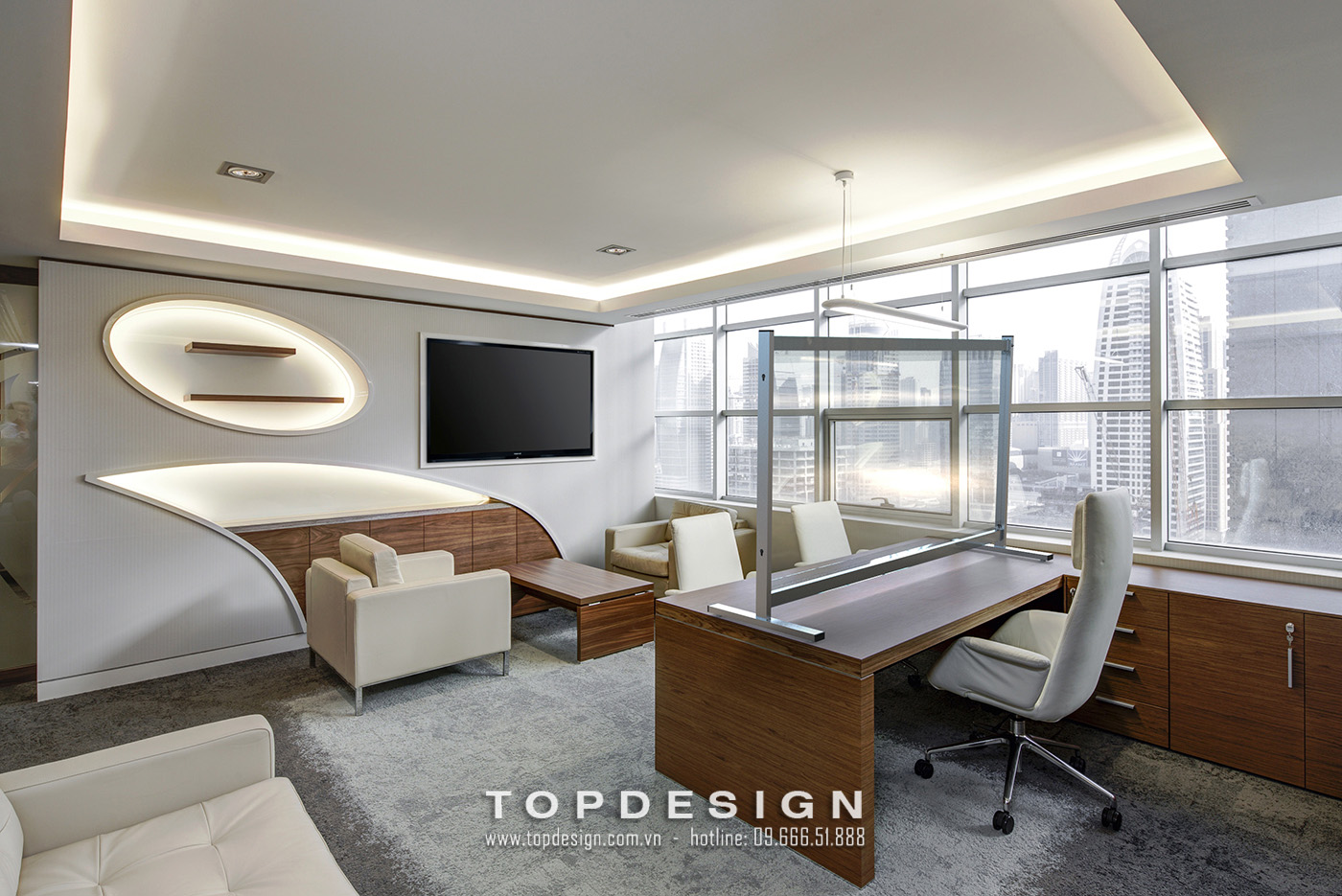 9.Mẫu thiết kế hệ thống ánh sáng văn phòng đạt chuẩn tiêu chuẩn, tinh tế_TOPDESIGN