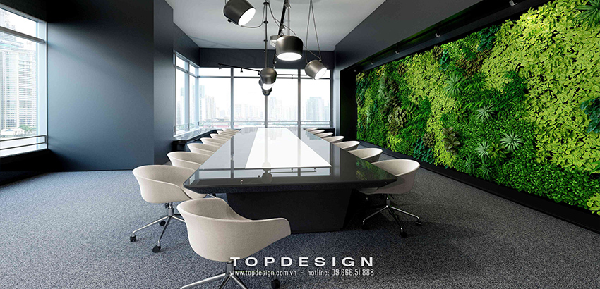 mẫu thiết kế văn phòng xanh - TOPDESIGN