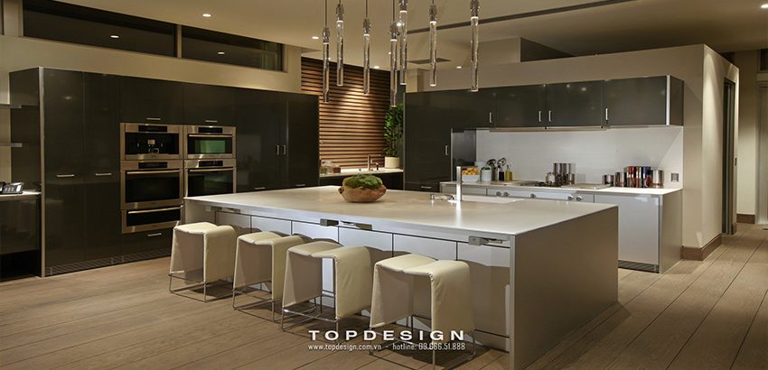 thiết kế phòng bếp biệt thự - TOPDESIGN