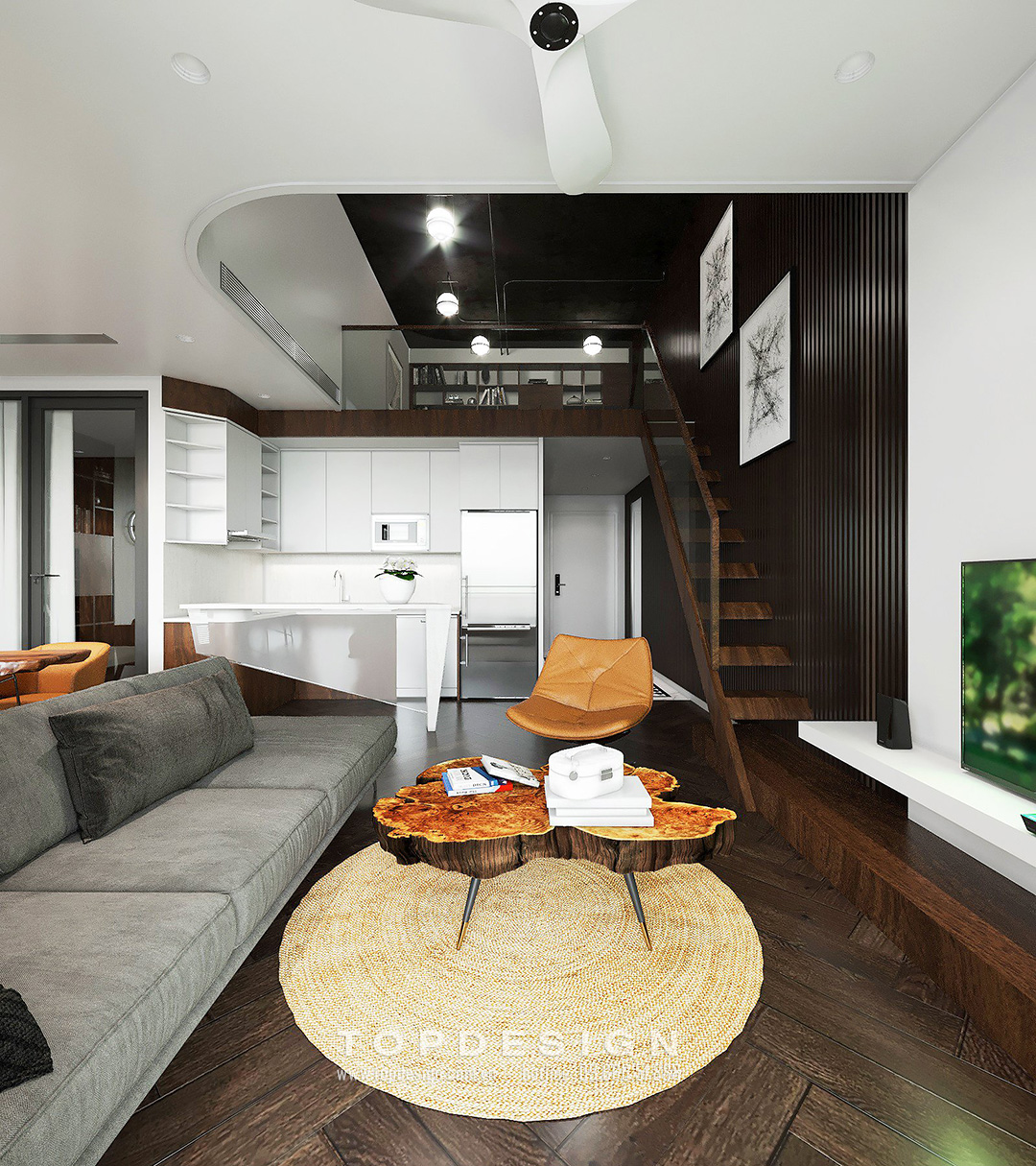 Thiết kế và thi công nội thất căn hộ chung cư cao cấp Park 9-Time City