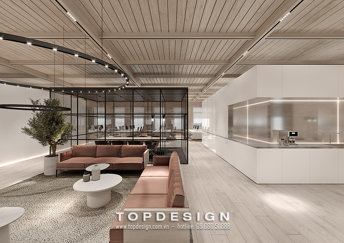 1.Thiết kế nội thất văn phòng toà nhà Capital Place hiện đại_TOPDESIGN