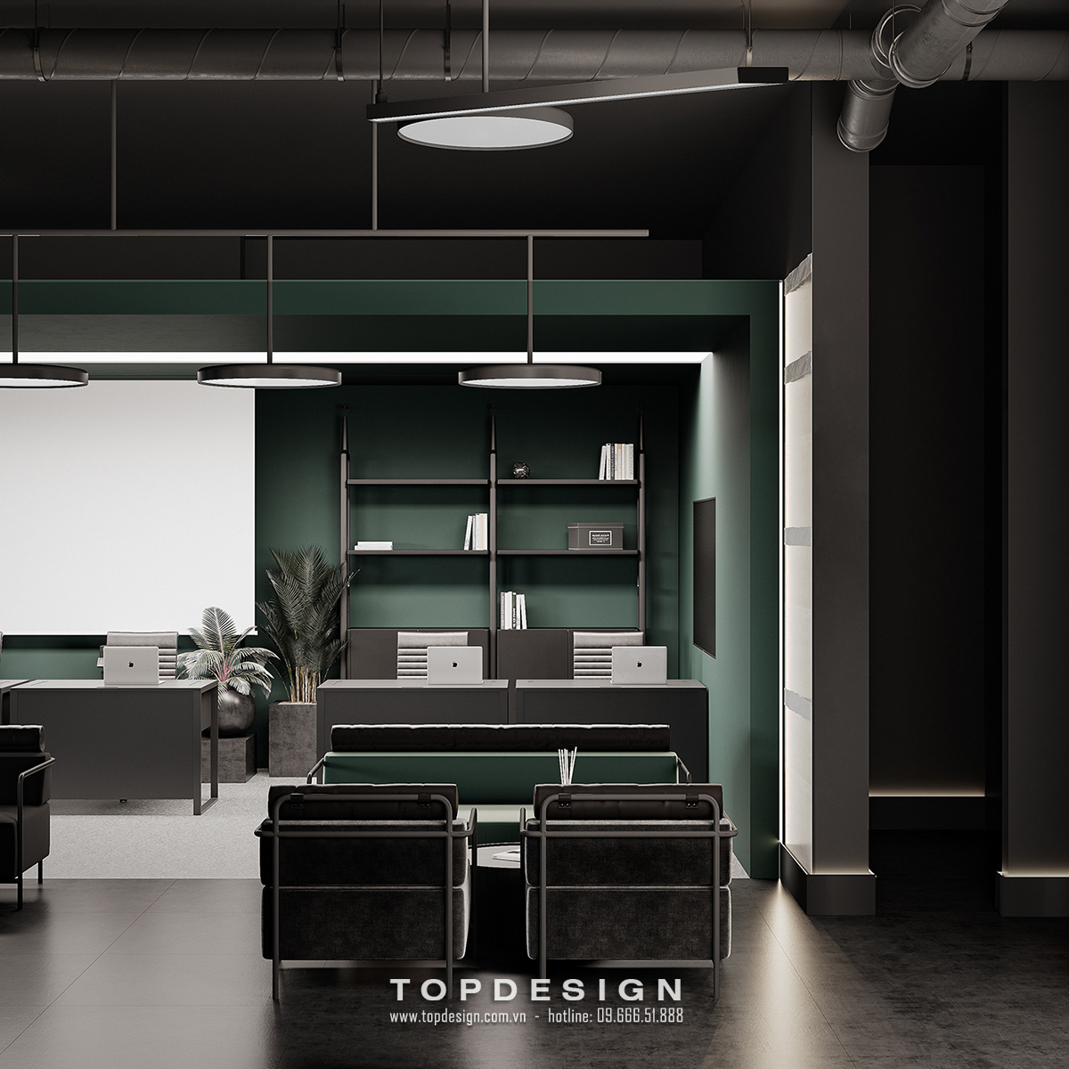 12.Thiết kế nội thất văn phòng Discovery Complex rộng rãi, thoải mái_TOPDESIGN