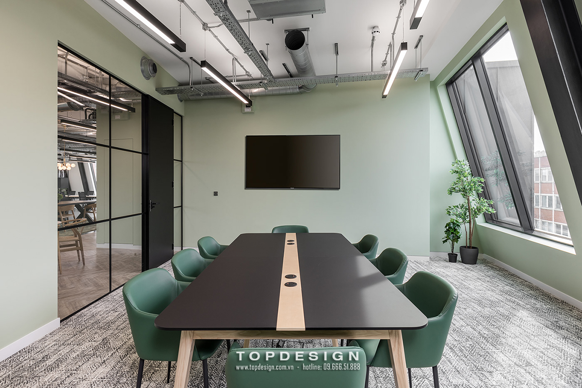 12.Thiết kế nội thất văn phòng hạng B+ sử dụng ánh sáng tự nhiên_TOPDESIGN