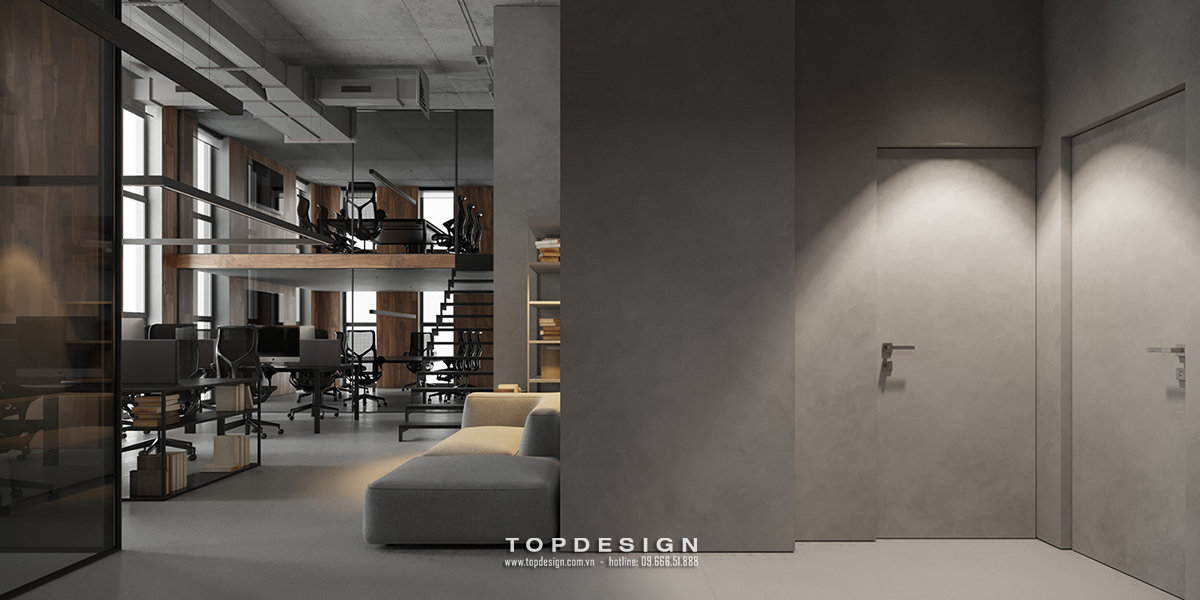 mẫu thiết kế nội thất văn phòng luật đẹp, sang trọng TOPDESIGN 3
