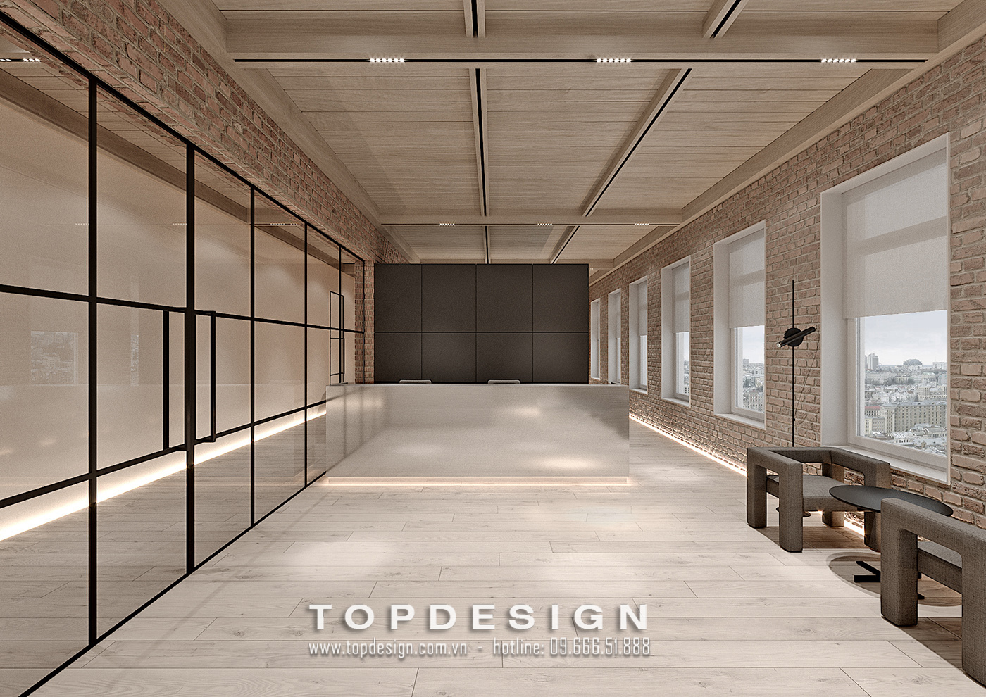 9. Thiết kế nội thất văn phòng Capital Place hiện đại, tinh tế_TOPDESIGN