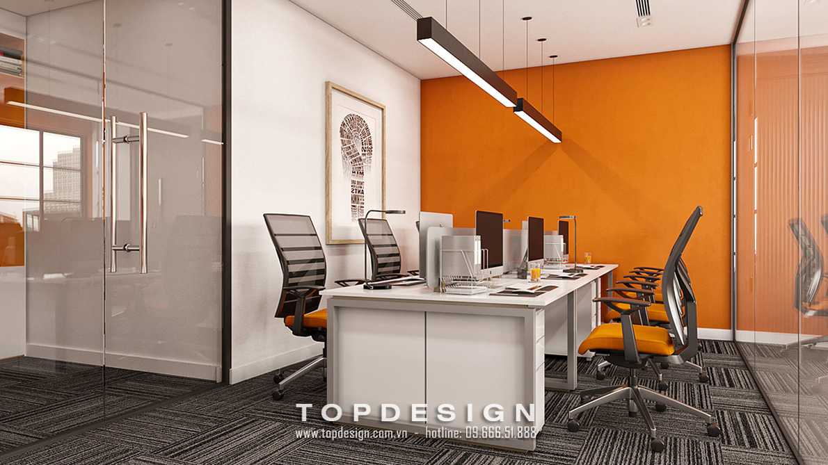 1..Thiết kế nội thất văn phòng công ty Rebune tại khu công nghiệp Quang minh hiện đại_TOPDESIGN