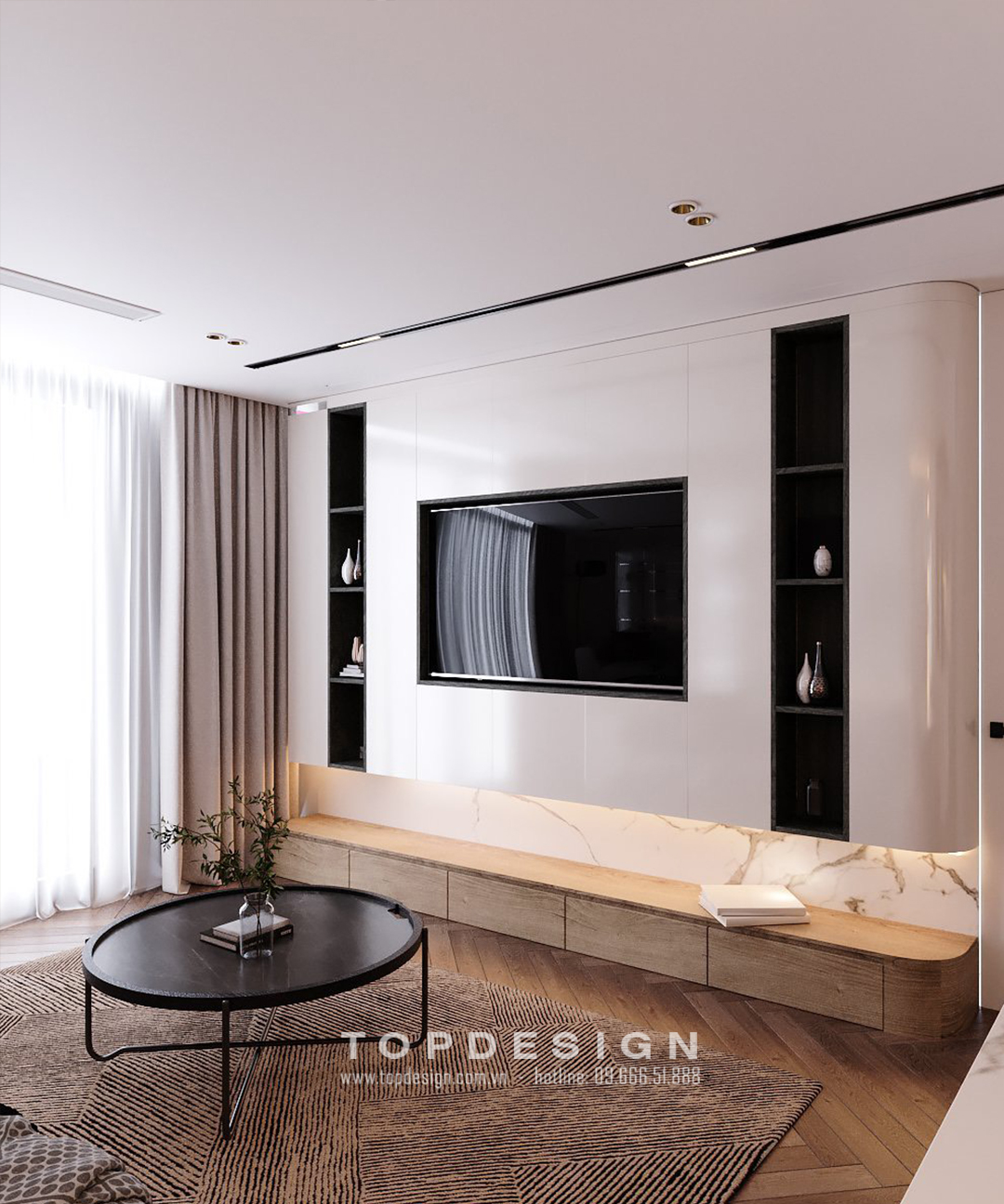 10. 6. thiết kế nội thất chung cư Royal City phòng ngủ - TOPDESIGN