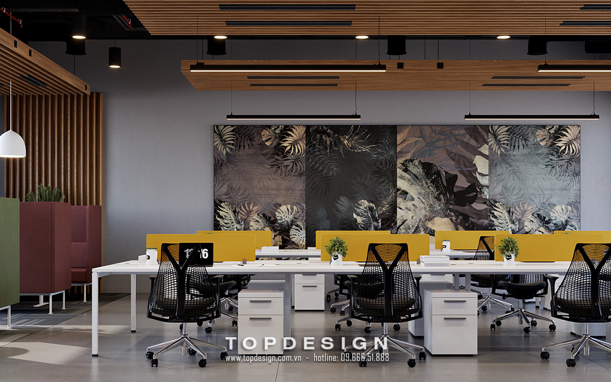 Thiết kế văn phòng làm việc chung Co-working space_TOPDESIGN 3
