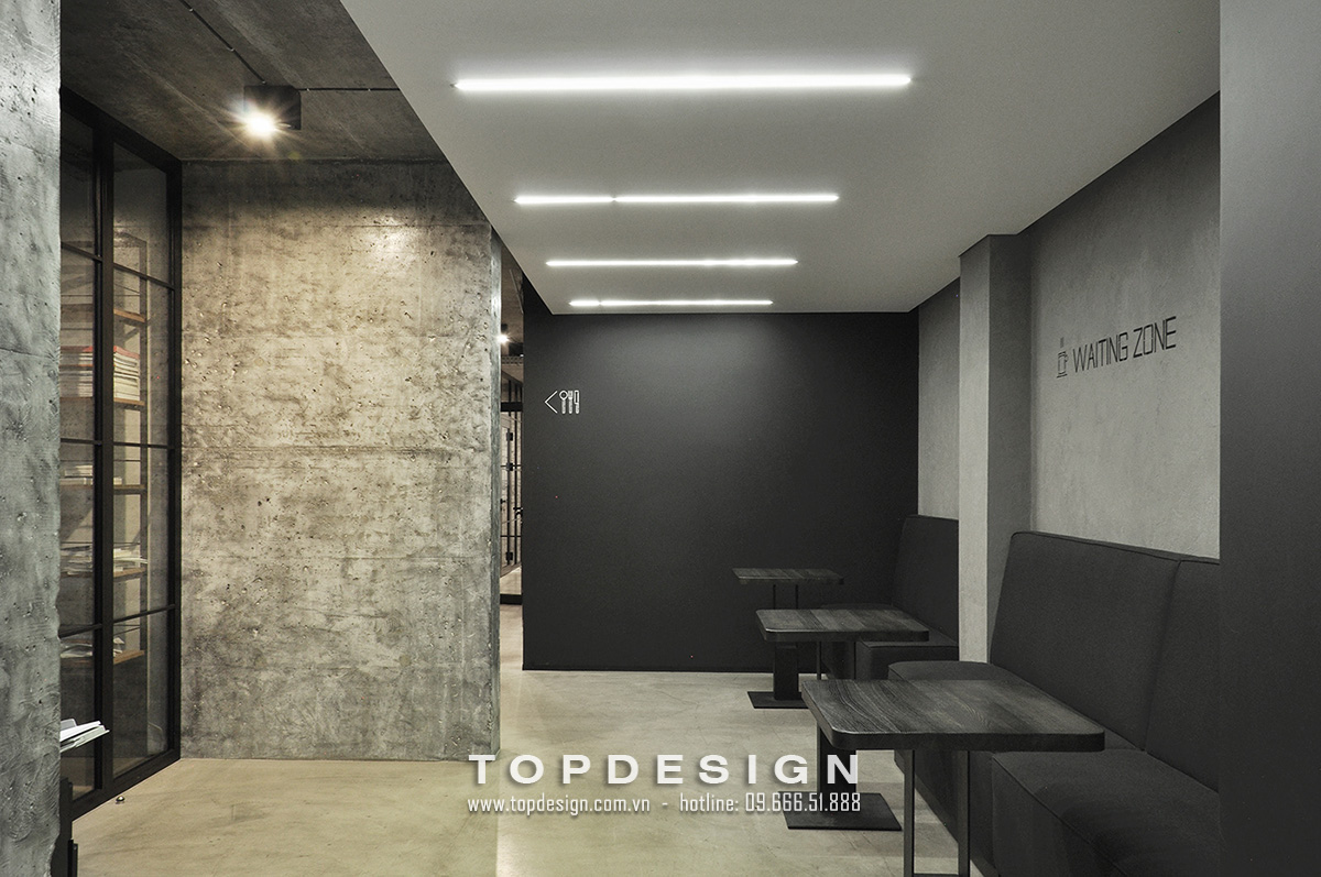thiết kế văn phòng phong cách tối giản - TOPDESIGN