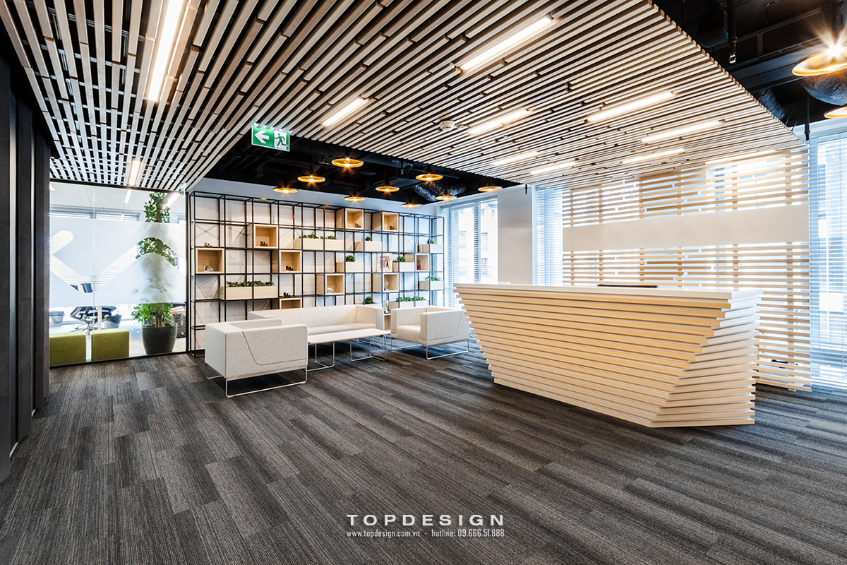 thiết kế văn phòng phong cách tối giản - TOPDESIGN 4
