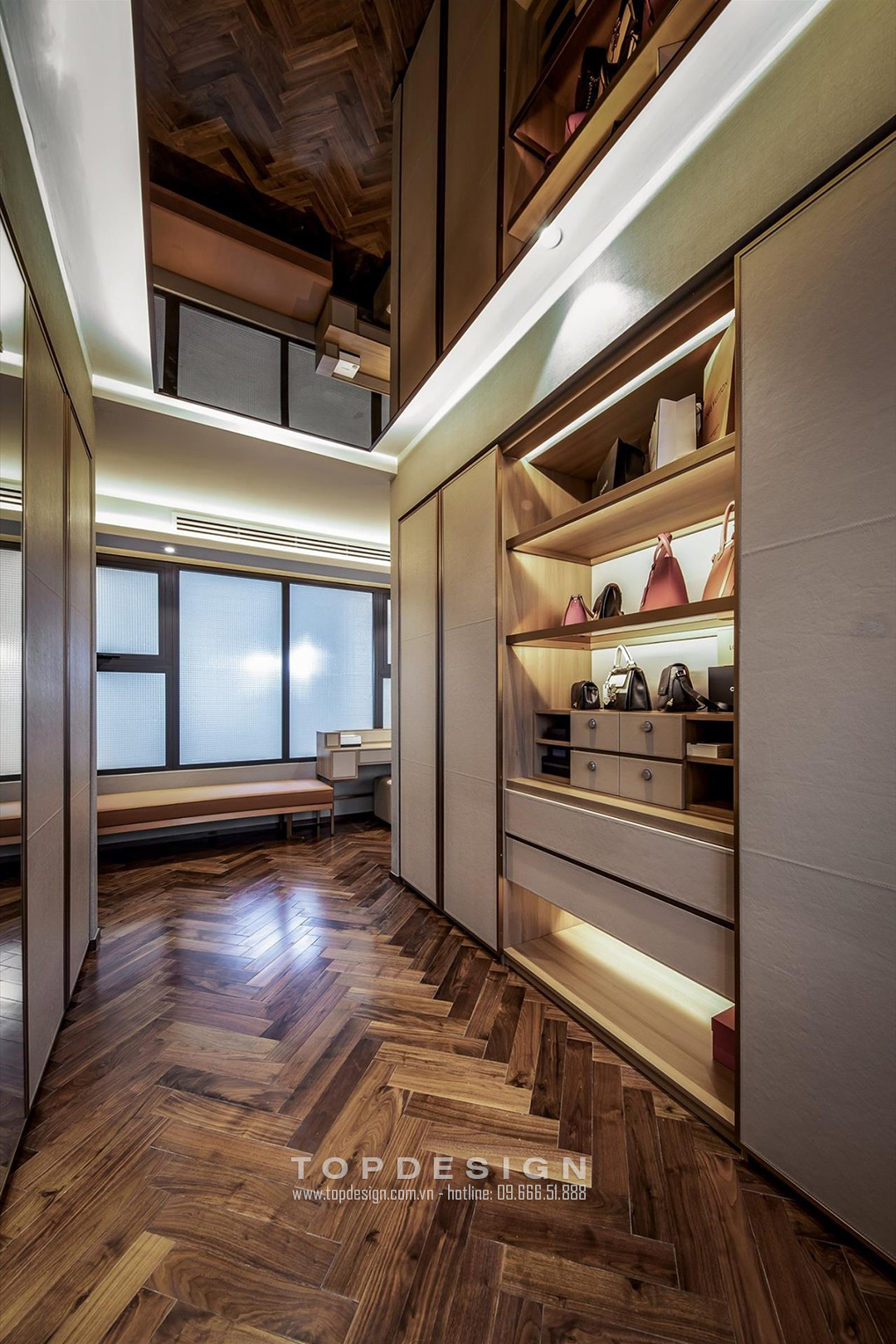 thiết kế nội thất gỗ tự nhiên phòng bếp 2