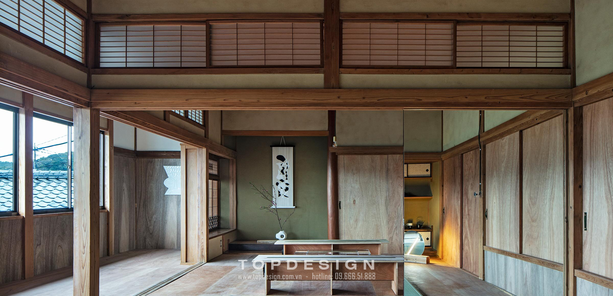Thiết kế nội thất biệt thự kiểu Nhật_TOPDESIGN 15