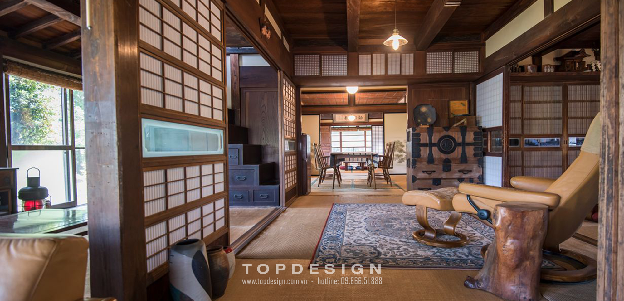 Thiết kế nội thất biệt thự kiểu Nhật_TOPDESIGN 18