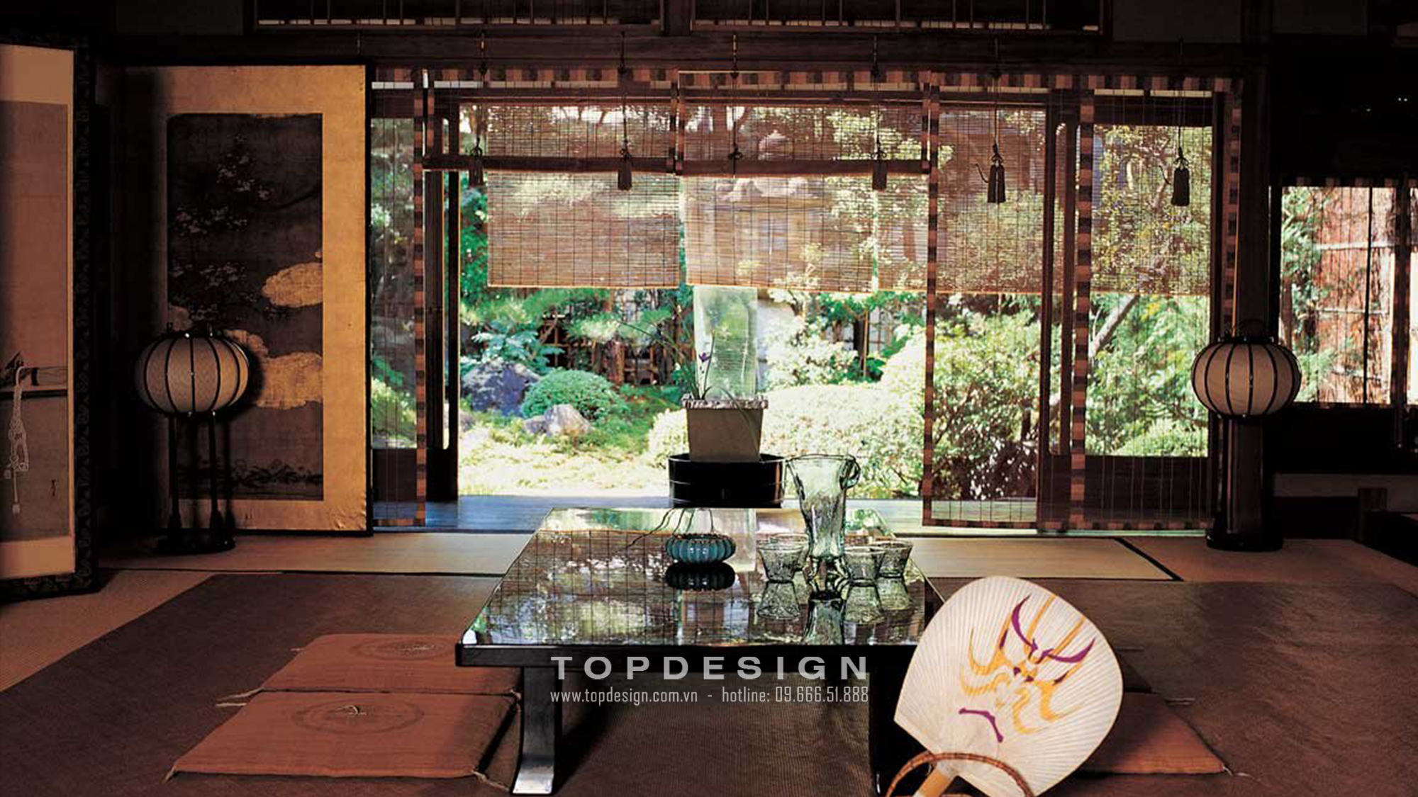Thiết kế nội thất biệt thự kiểu Nhật_TOPDESIGN 7