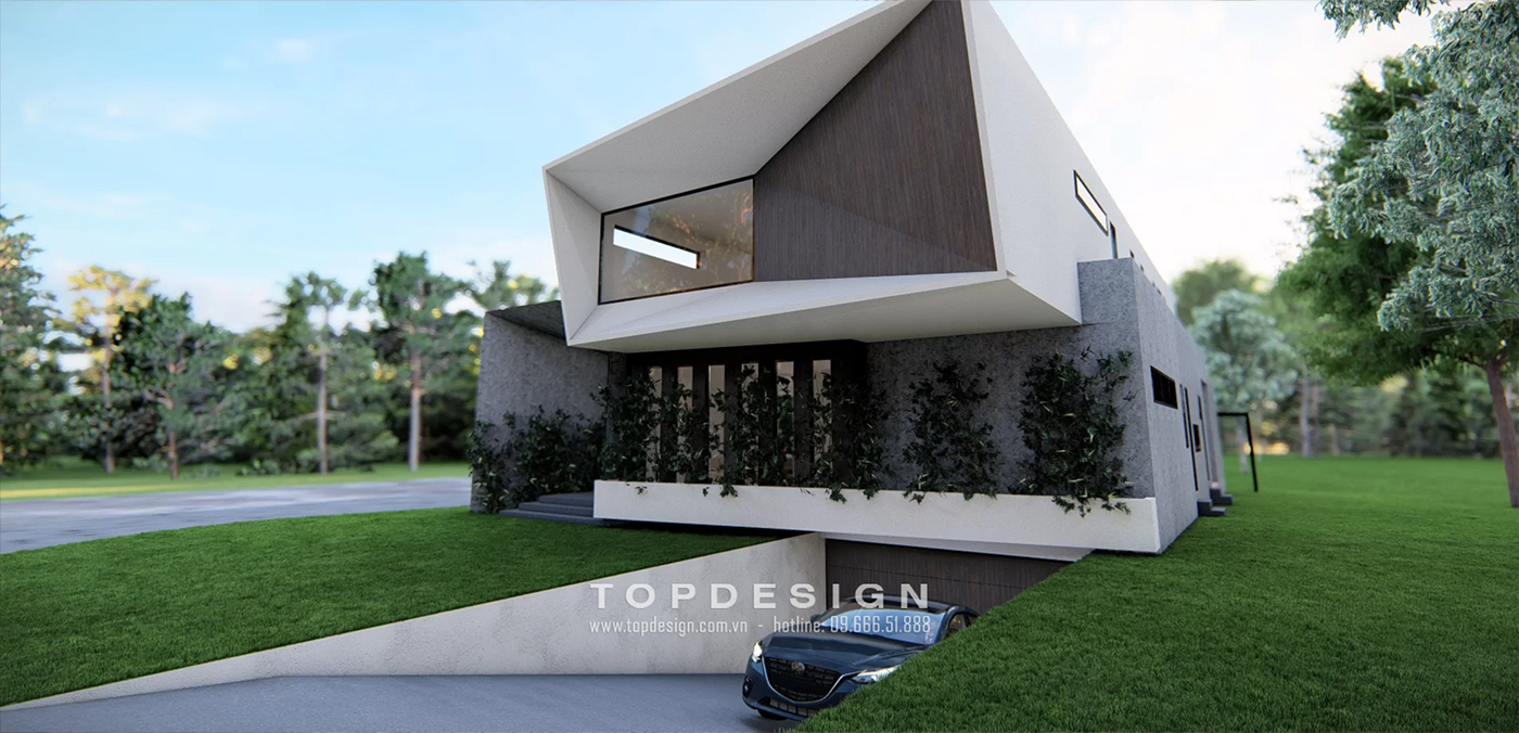 Thiết kế biệt thự có tầng hầm _TOPDESIGN 3