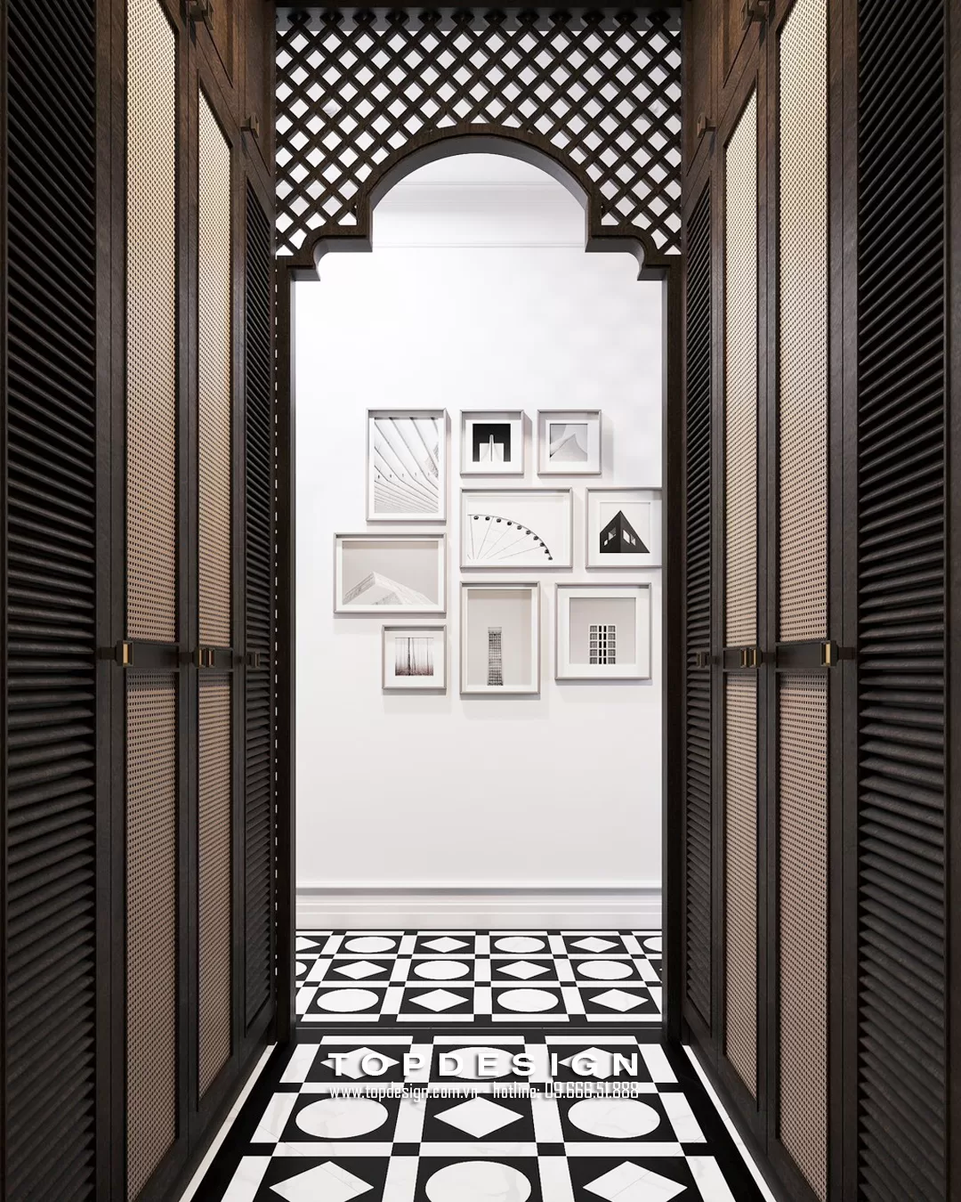 0..Thiết kế nội thất biệt thự Hinode Kim Chung Di Trạch - phong cách Indochine