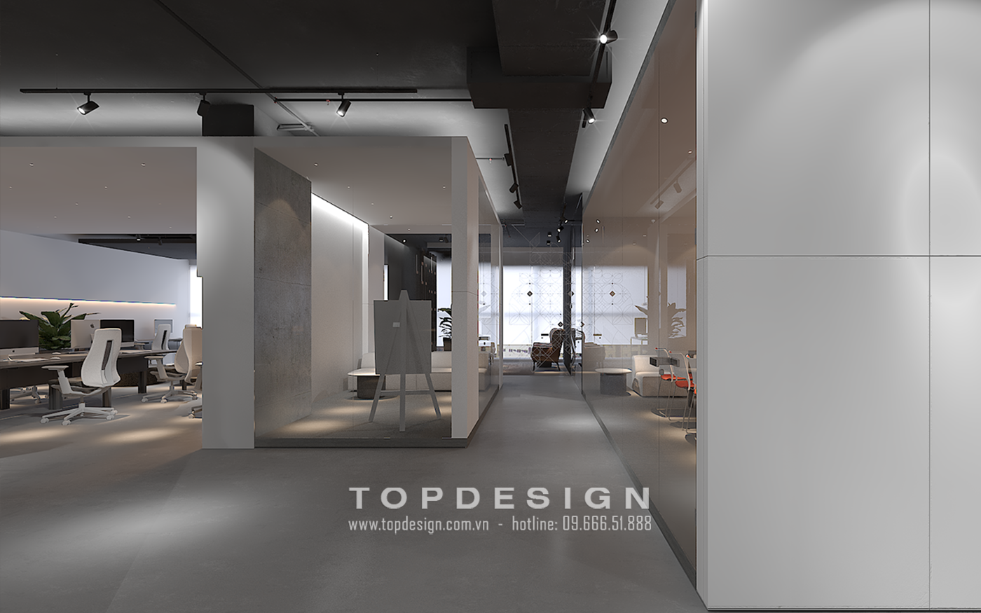 2. thiết kế nội thất văn phòng công ty Nhật Bản- TOPDESIGN