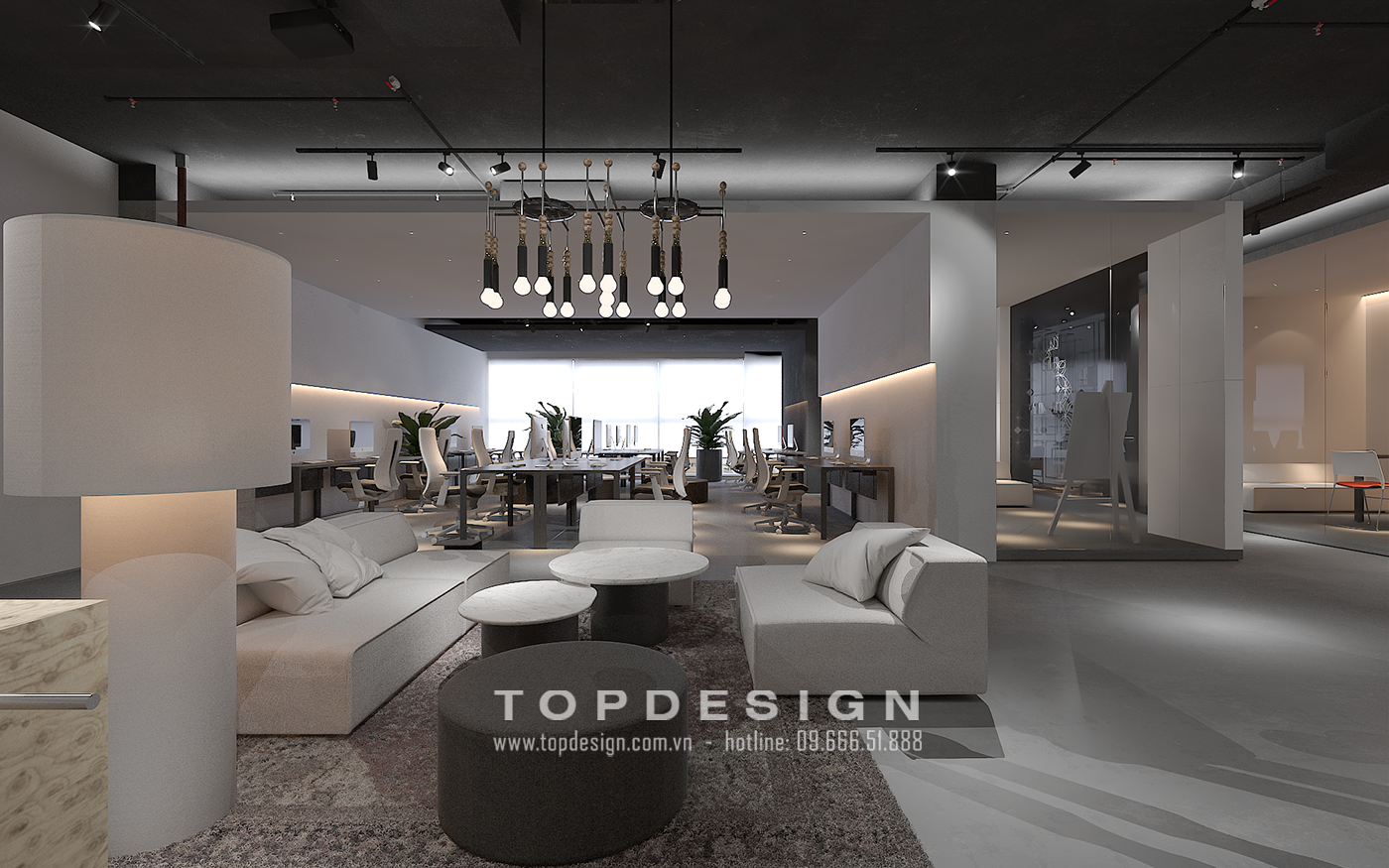 4. thiết kế nội thất văn phòng công ty Nhật Bản- TOPDESIGN