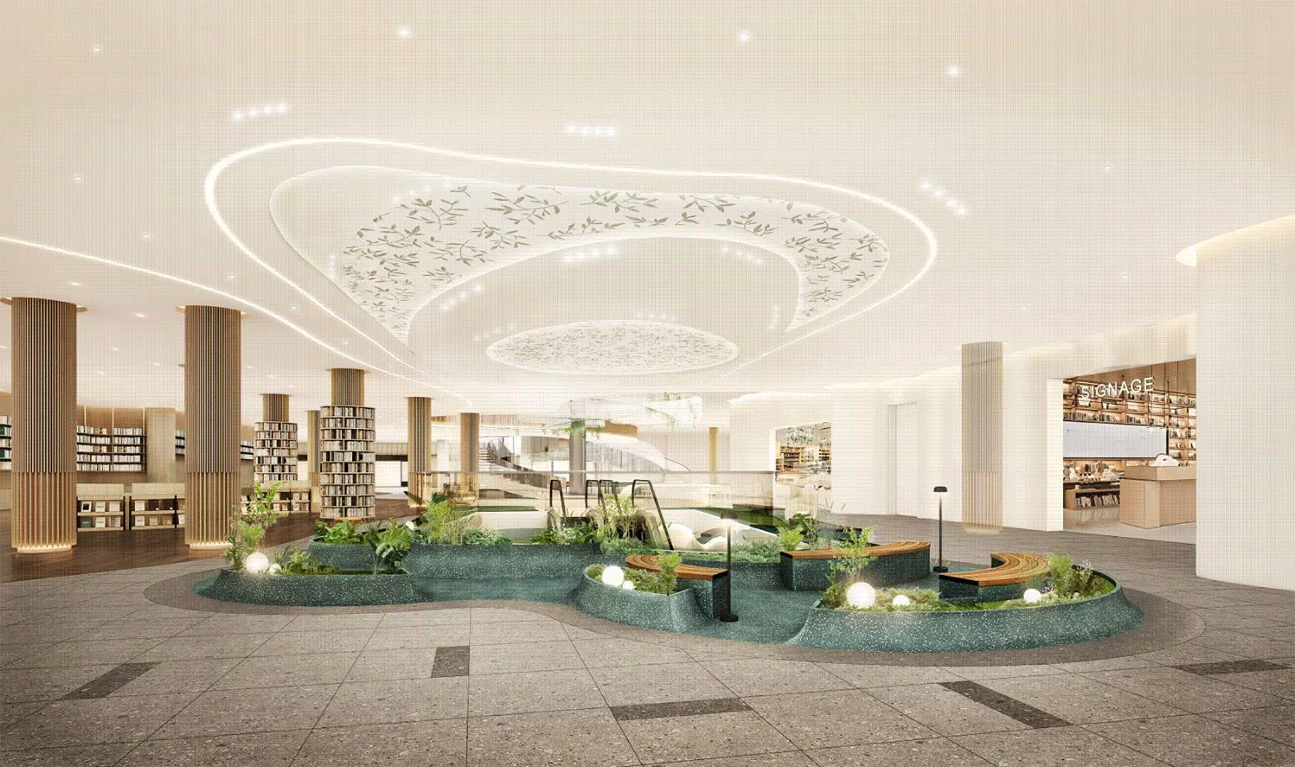 Thiết kế nội thất khu Shopping Mall Lotte Võ Chí Công