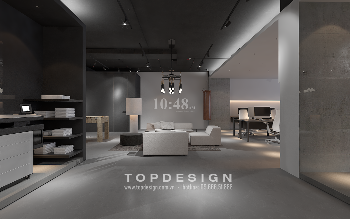 9. thiết kế nội thất văn phòng công ty Nhật Bản- TOPDESIGN