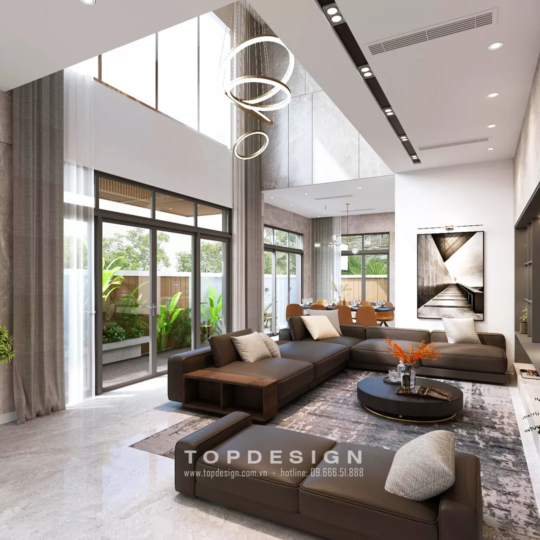 Thiết kế nội thất biệt thự phong cách Luxury - TOPDESIGN - t1