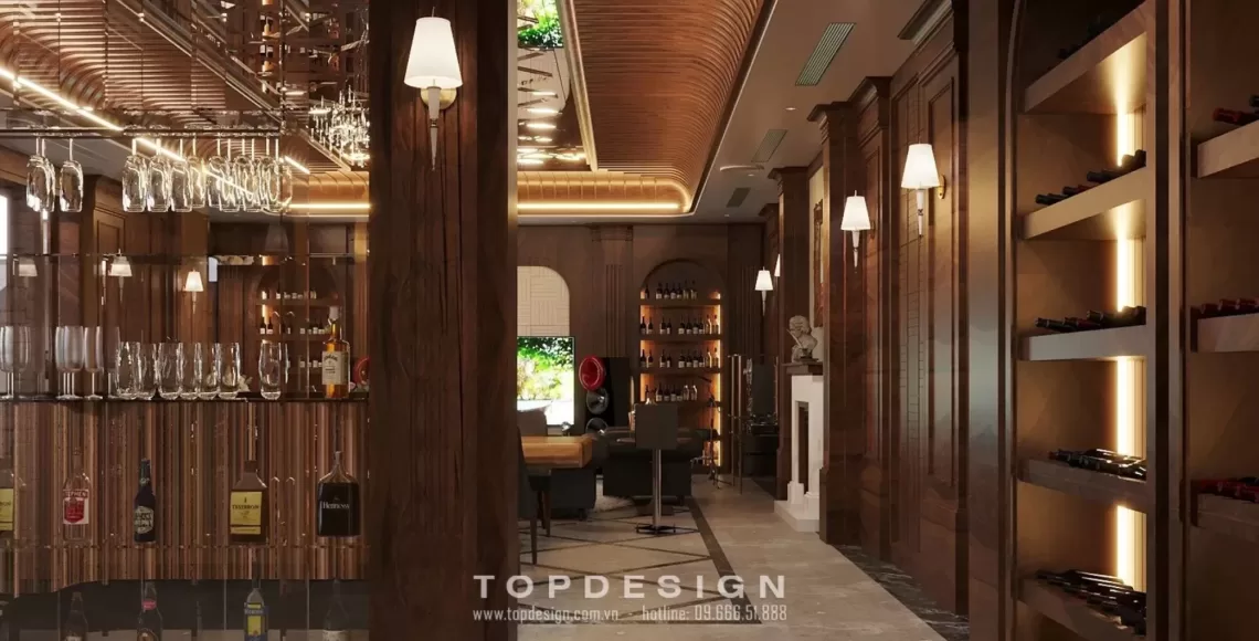 thiết kế nội thất biệt thự có tầng hầm - TOPDESIGN - h13