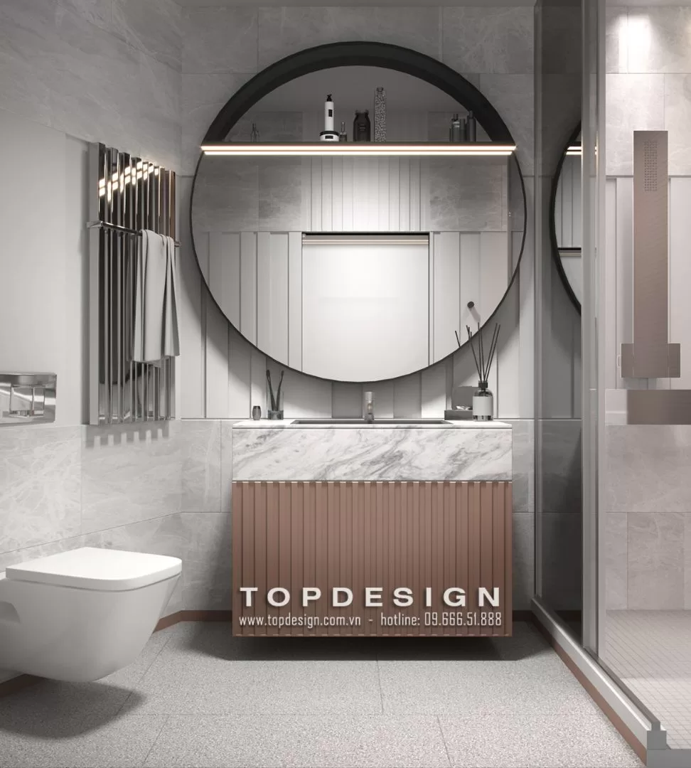 thiết kế nội thất phòng tắm biệt thự - TOPDESIGN - m5