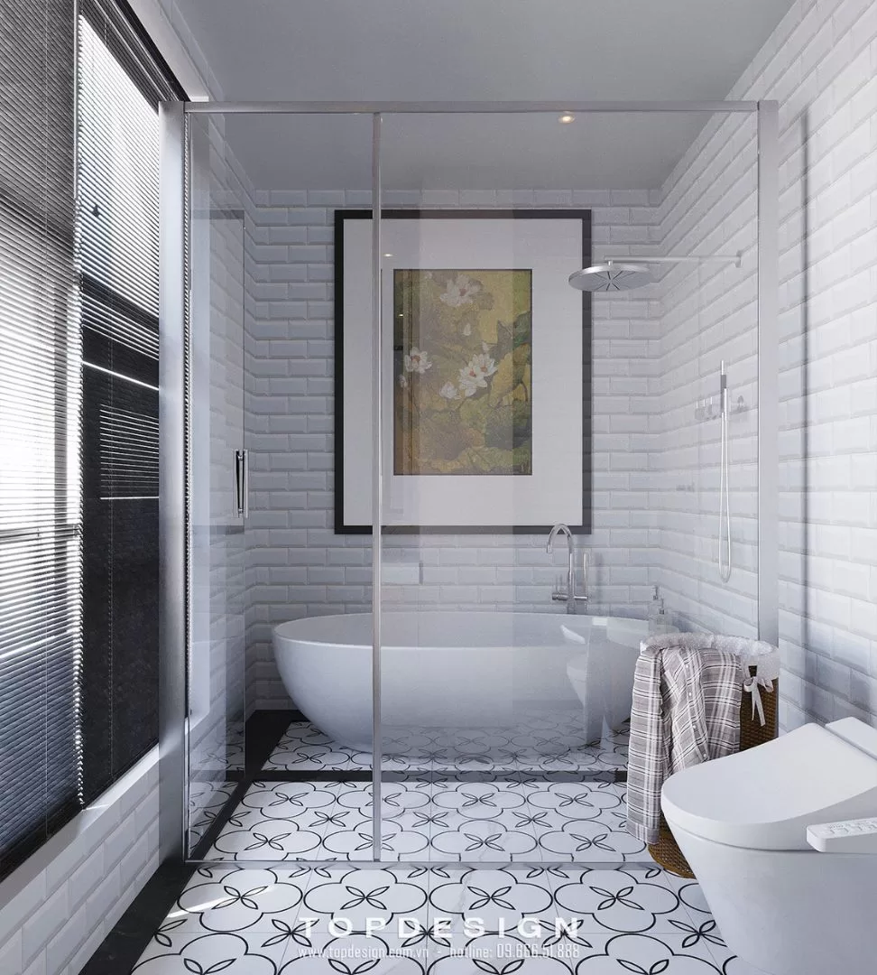 thiết kế nội thất phòng tắm biệt thự - TOPDESIGN - m9