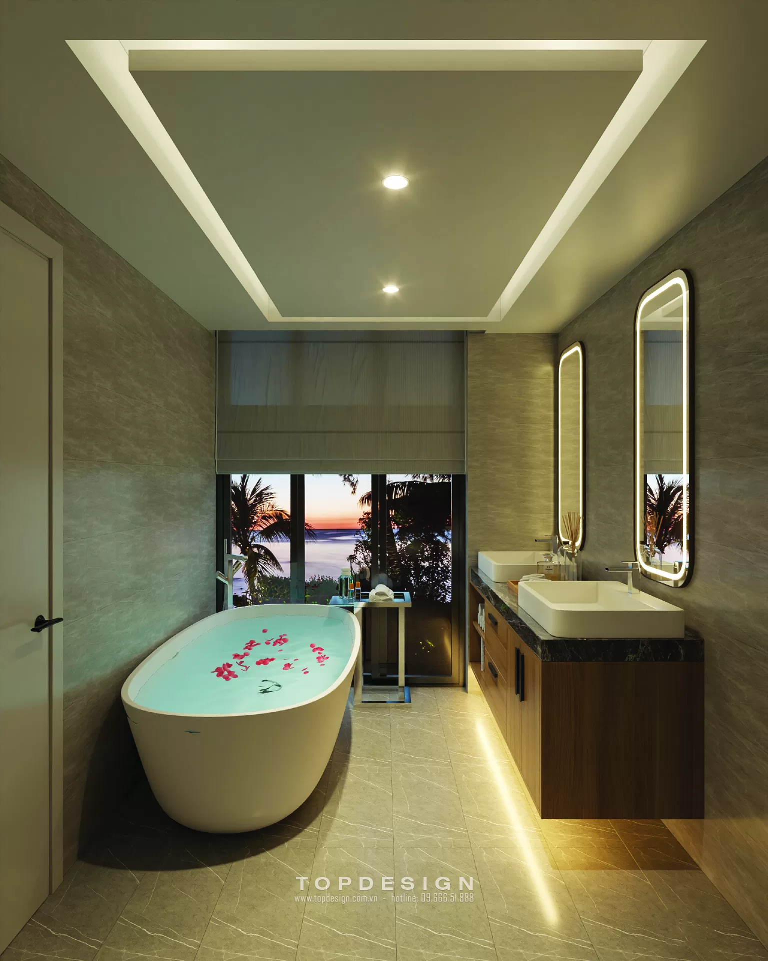 11. Thiết kế thi công Villa Quảng Bình - p. Tắm- Topdesign