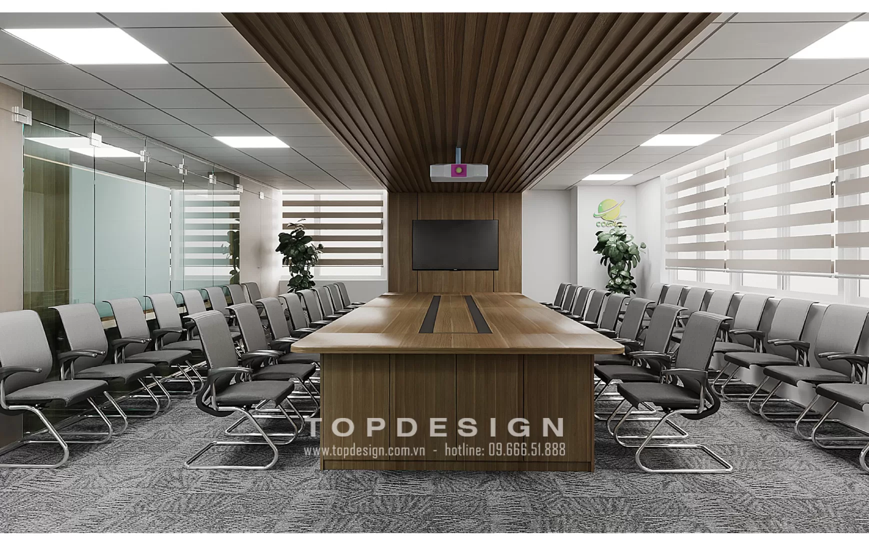 16. Thiết kế nội thất - phòng họp- topdesign