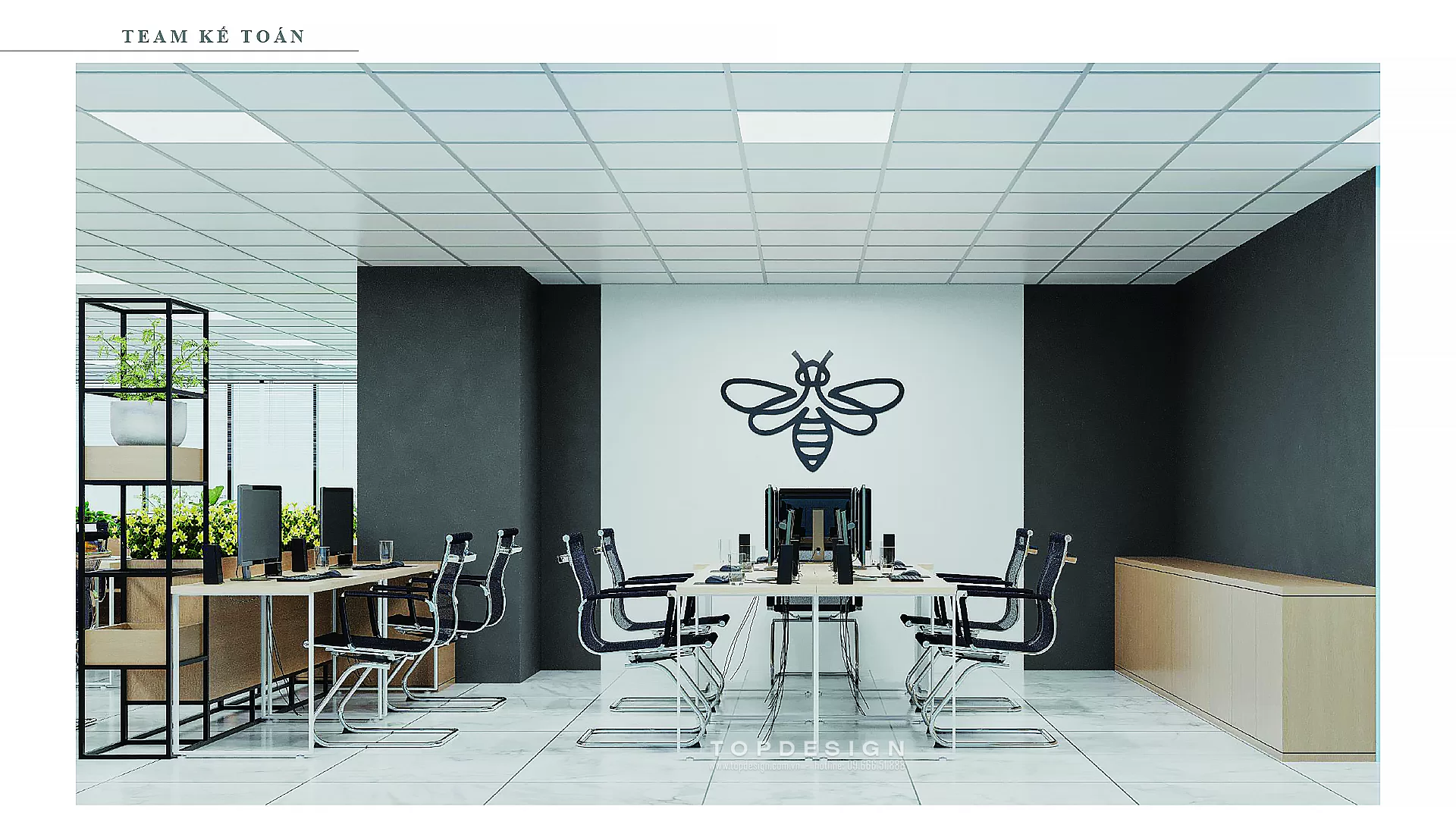 Thiết kế nội thất văn phòng công ty thương mại Nippori- Topdesign03