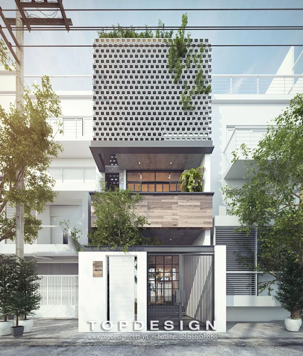 Mẫu thiết kế nhà phố 3 tầng - topdesign - 11