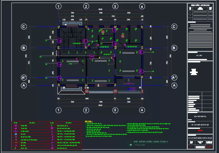 5. Bản vẽ Cad kỹ thuật điện biệt thự Vinhomes Imperia