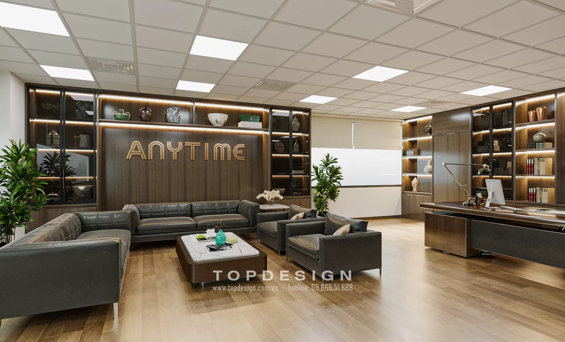 Thiết kế và thi công nội thất văn phòng luật Anytime 250m2 - TOPDESIGN -7