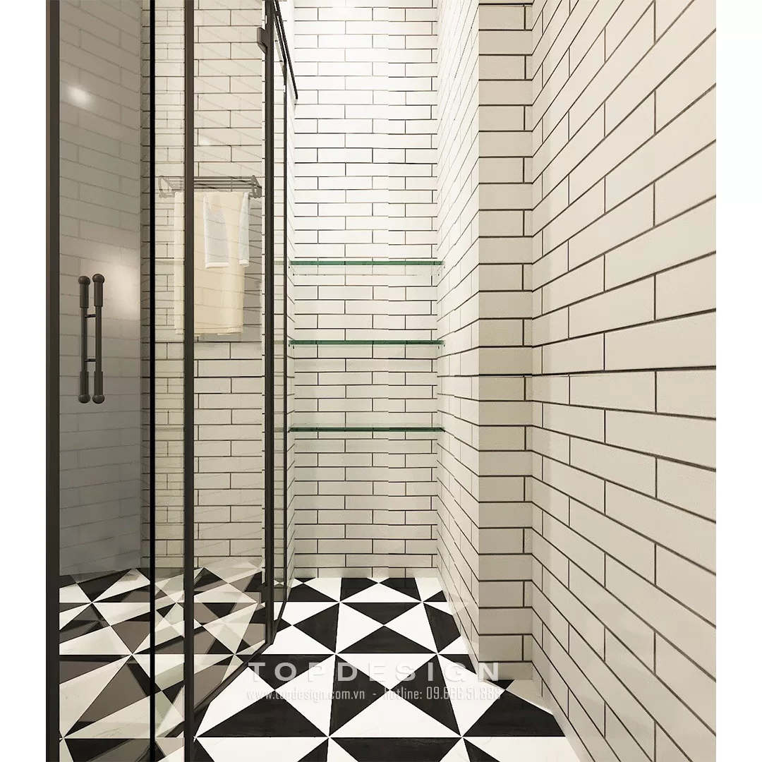 0.Thiết kế nội thất Penthouse Vinhomes Skylake Phạm Hùng - phòng tắm master