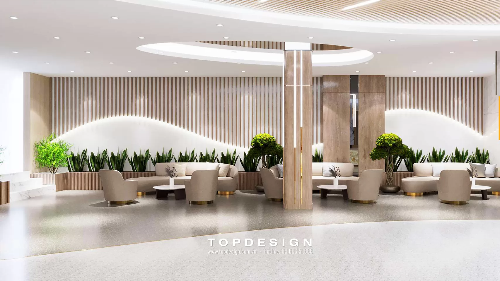 10. Thiết kế văn phòng ngân hàng - Topdesign