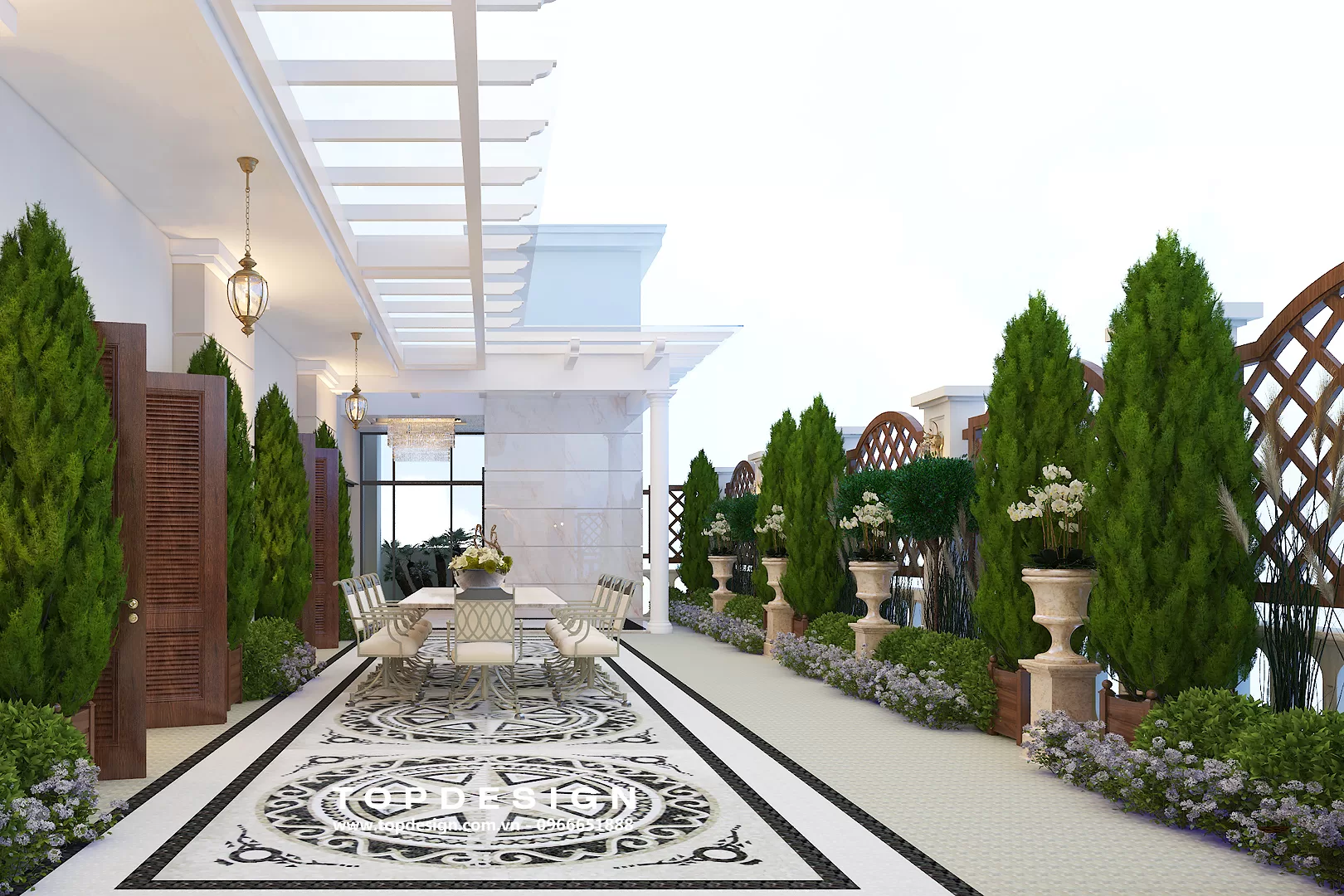 11. Thiết kế nội thất biệt thự Vinhomes New - Center xu hướng nội thất xanh