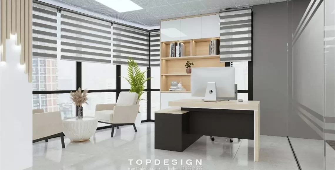 Thiết kế văn phòng công ty tài chính MGM- TOPDESIGN - 11