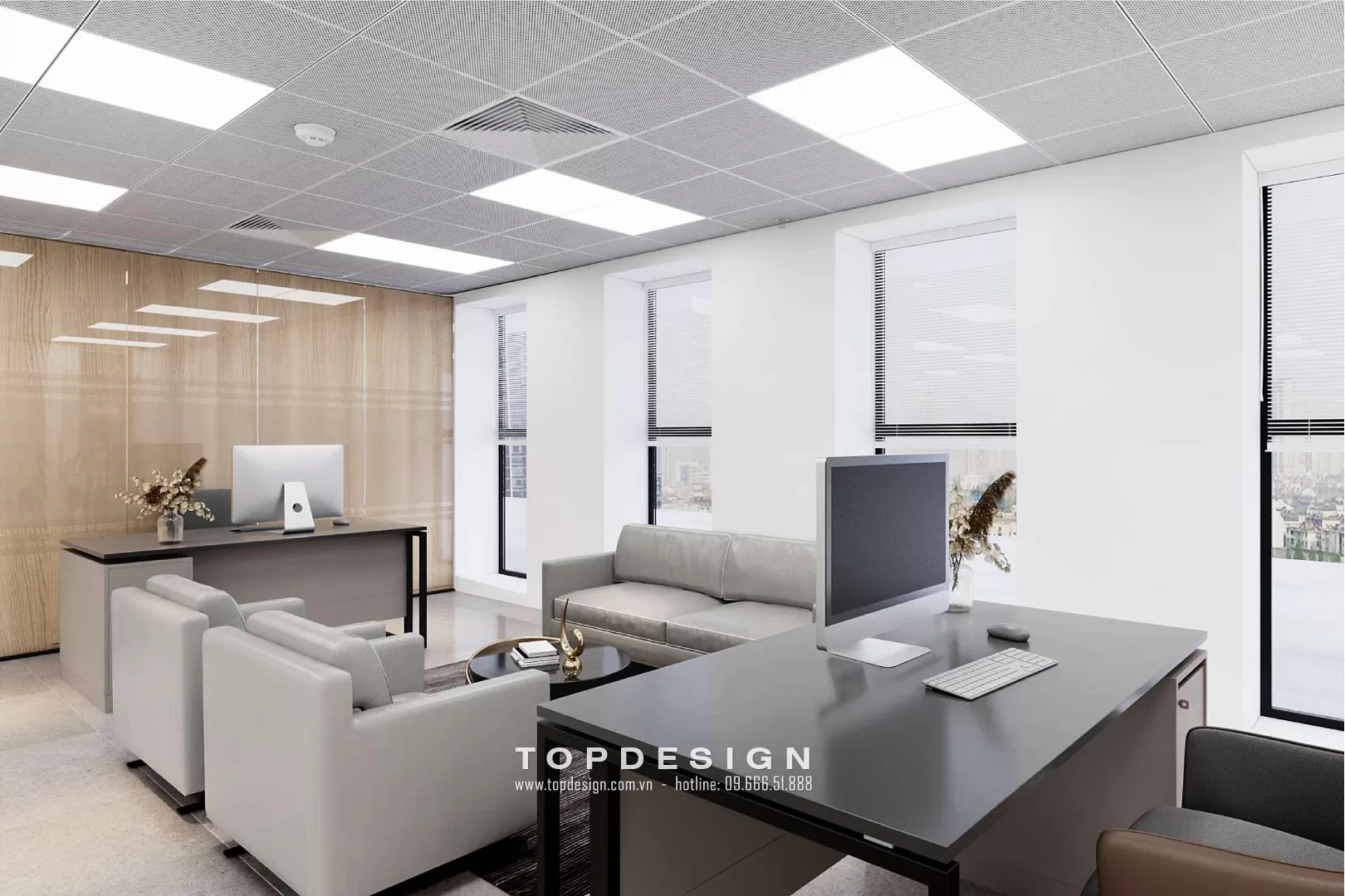 Thiết kế văn phòng công ty bất động sản - TOPDESIGN - 14