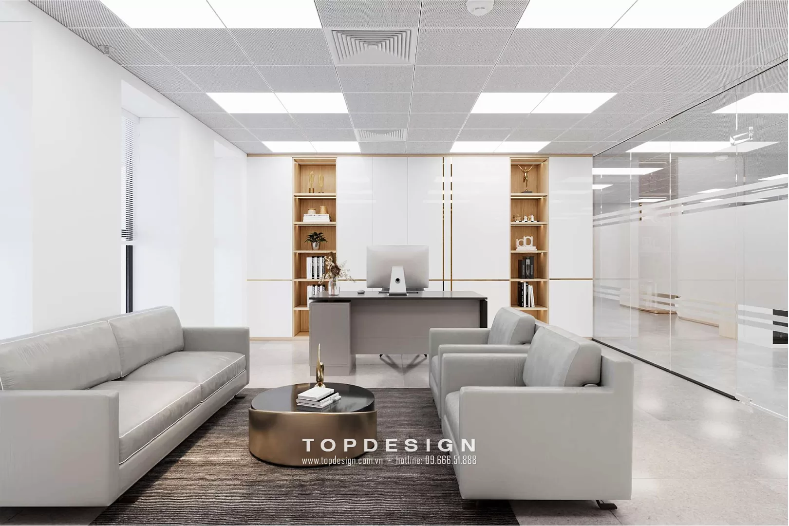 Thiết kế văn phòng công ty bất động sản - TOPDESIGN - 15